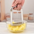thumbnail image 4 of Kitchen Multi-Function Potato Masher Potato Pumpkining Manual Masher Baby Food Supplement Masher Garlic Masher Garlic Masher, 4 of 8