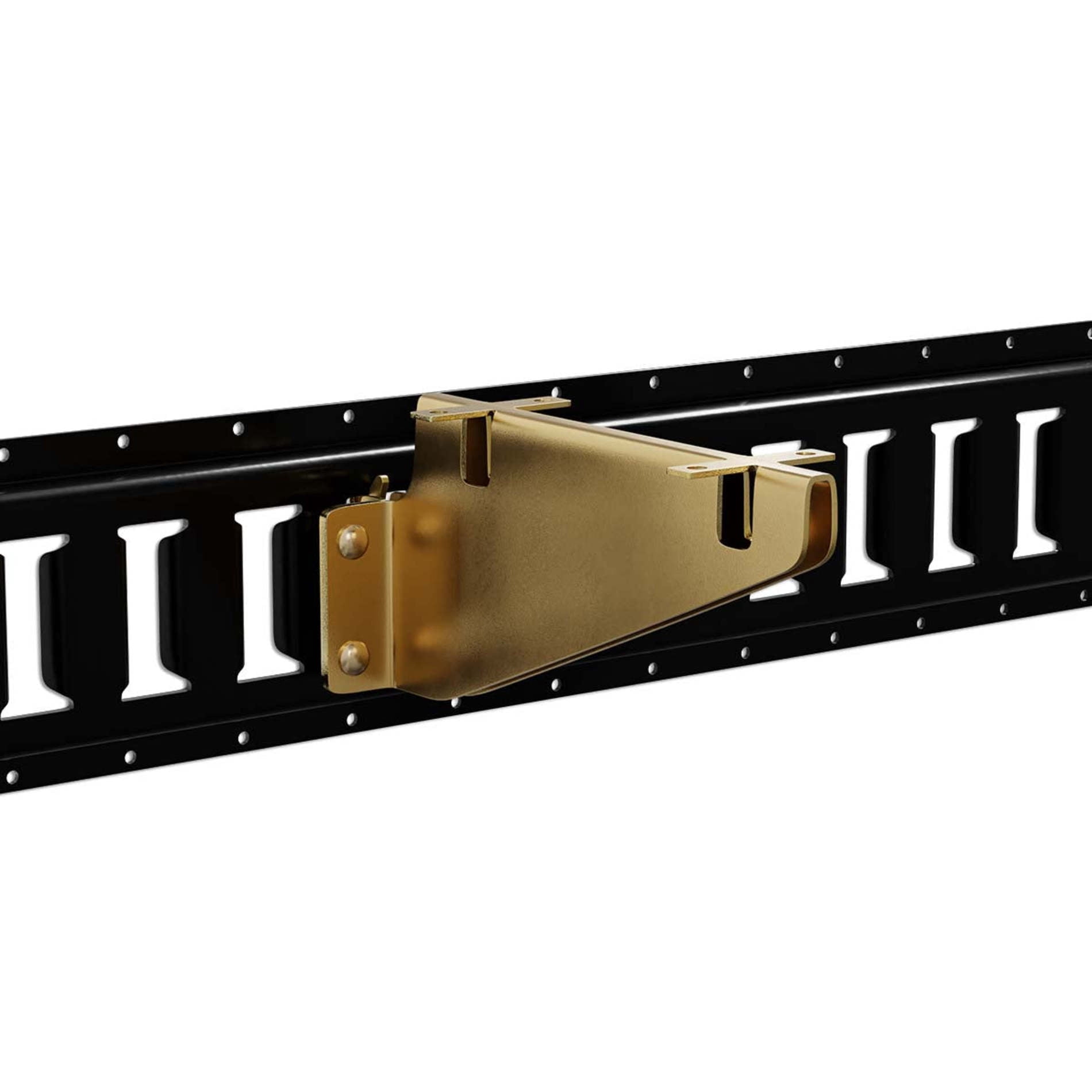 "2 E Track Fixed Shelf Brackets | DIY Zinc-Plated Accessories for Shelves in Enclosed Trailer, Truck, Warehouse, Garage"