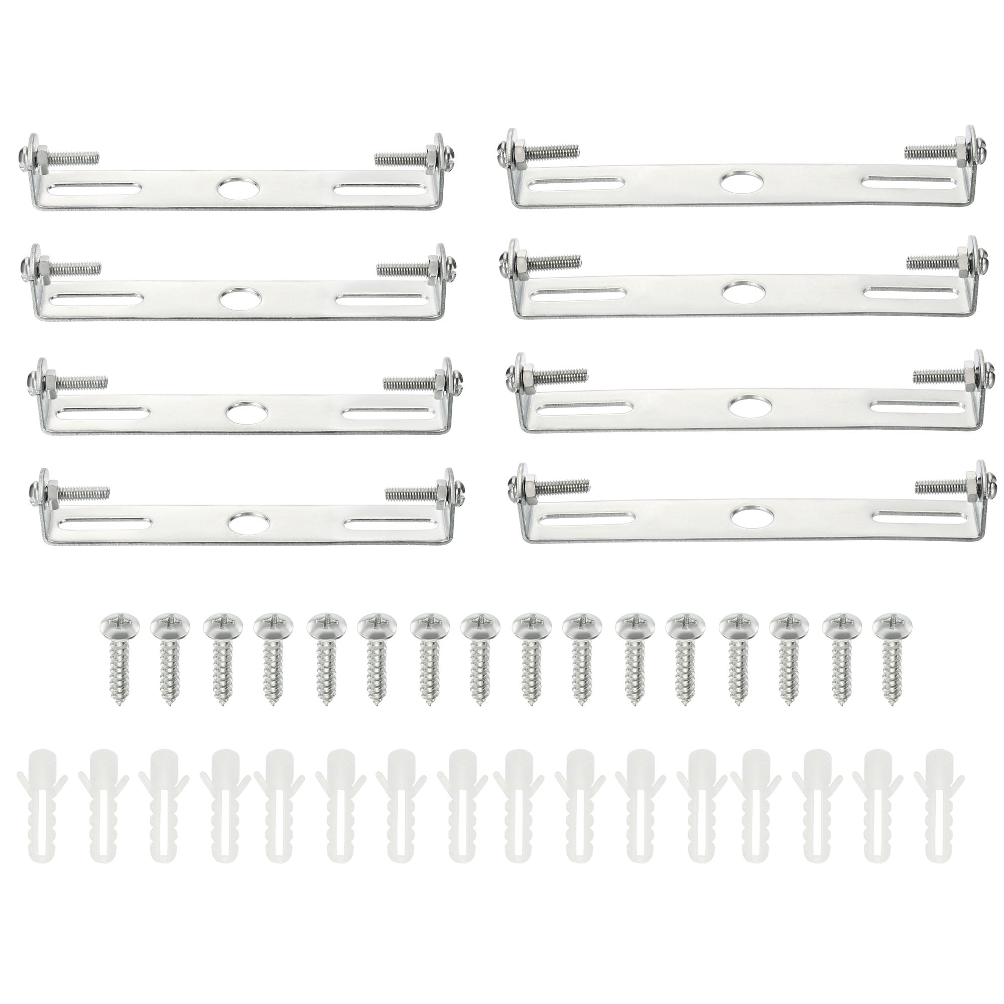 Uxcell Ceiling Light Plate, 105x18x16mm 120x18x17mm Lighting Fixture Mounting Bracket for Home