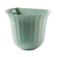 thumbnail image 3 of Desktop Garbage Bin Table Waste Bin Plant Container Flower Pots Wastebasket Disposal Recycling Container Rubbish Bin for Desk Bedroom Garden Green, 3 of 8