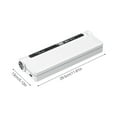 thumbnail image 3 of Vacuum Sealer for Food, Reusable Bag Sealer,Mini Bag Sealer, Portable Handheld Vacuum Sealer, Automatic Food Saver Vacuum Sealer White 11.6x5.12 Inch (1Pcs), 3 of 4
