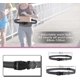 thumbnail image 3 of Hands Free Dog Lead with Reflective Bungee,Adjustable Waist Belt,Dual-Handle Dog Leash, 3 of 5