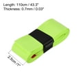 thumbnail image 3 of Unique Bargains 43.3' Absorb Sweat Non-Slip PU Tennis Racket Overgrip Tape Wraps Light Green 6 Pack, 3 of 6
