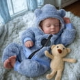 thumbnail image 1 of Muñeca Reborn BABESIDE Noah de 50 cm con kit de alimentación, caja de regalo para mayores de 3, 1 of 7