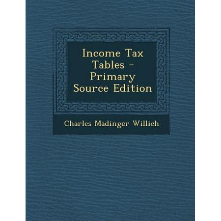 Income Tax Tables