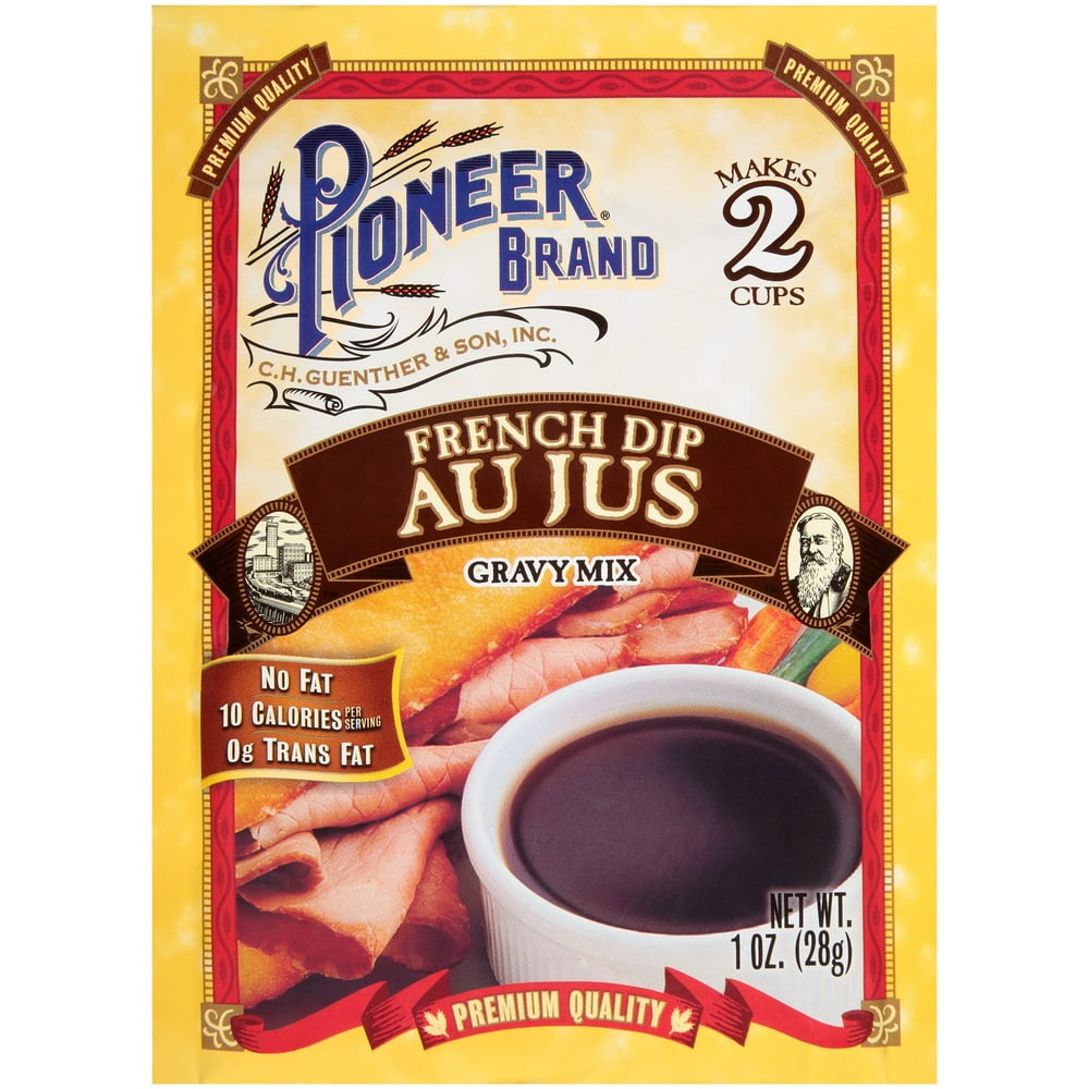 (5 Pack) Pioneer Brand French Dip Au Jus Gravy Mix, 1 oz