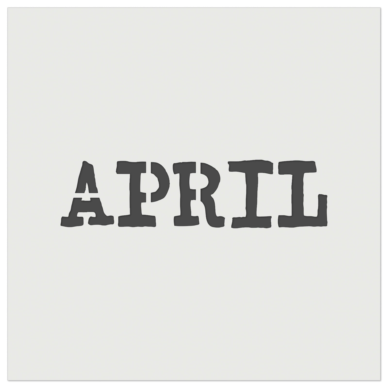 April Month Calendar Fun Text DIY Cookie Wall Craft Stencil 3 5 Inch april-month-calendar-fun-text-diy-cookie-wall-craft-stencil-3-5-inch