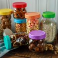 thumbnail image 3 of D-buy 20 Pcs Colored Plastic Mason Jar Lids for Ball, Wide and Regular Mouth, Storage Caps for Canning Jars, 3 of 6