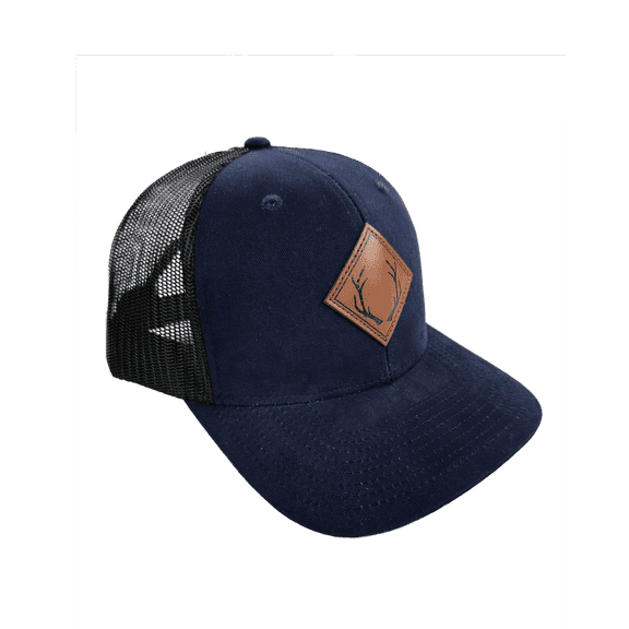 Buffalo Outdoors® Workwear Leather Antler Patch Trucker Hat