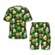 thumbnail image 1 of Balery St Patrick's Day10 Conjunto de Pijama Infantil de Manga Corta con Estampado – Ropa de Dormir de Algodón Suave-XX-Large, 1 of 6