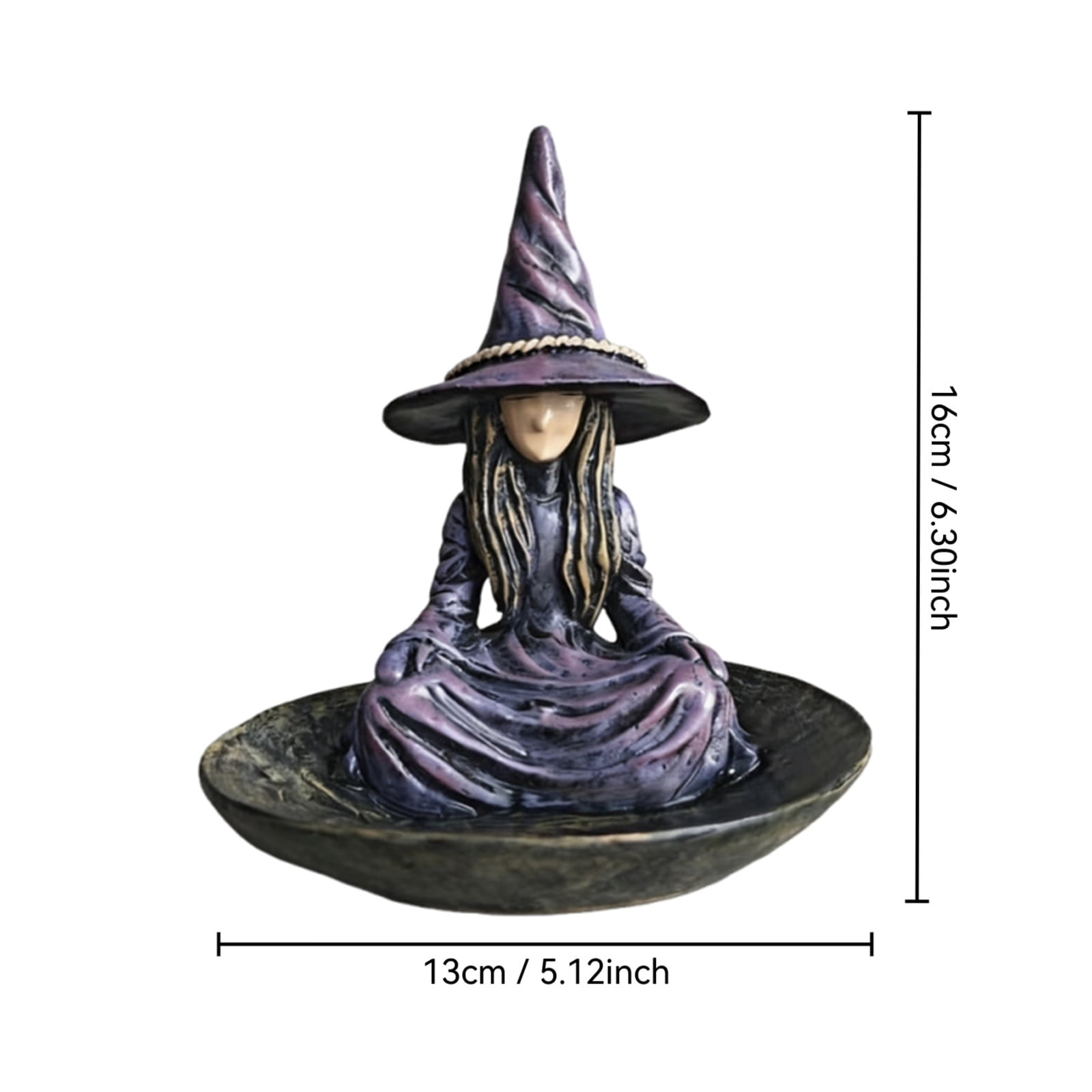 Clearance! 2026 New Halloween Witch Bird Feeder - Meditating Witch Garden Bird Feeder Garden Decoration - Statue Bird Feeders for Outdoors Hanging - Halloween Gifts for K*ids Women Men Mom Dad