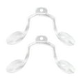 thumbnail image 1 of 2 Almohadillas para La Nariz para Gafas en Forma de U, Almohadillas de Soporte para La Nariz para Puente, Transparentes, Herramienta de Fijación para 28mm x 22mm, 1 of 8