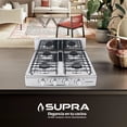 thumbnail image 3 of Parrilla A Gas Supra De 4 Quemadores De Sobreponer Plateada, 3 of 6