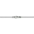 thumbnail image 4 of 14K White Gold 1.40mm Octagonal Snake Chain 18 Inch, 4 of 6