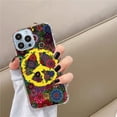 thumbnail image 2 of Peace Sign Case Compatible with iPhone 14 Pro Max,Unique Art Design TPU Shock-proof Full Cover, 2 of 6