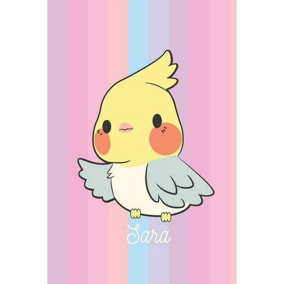 Sara: Oiseau Mignon: Personalisé Carnet De Notes Cadeau Ligné Pour Les Filles Et Étudiantes (Paperback)