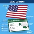thumbnail image 4 of Flashcards BrightenKidz World Flags 245 países con mapa, 4 of 8