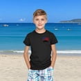 thumbnail image 5 of GERsome Boys Girls Short Sleeve Crewneck T-Shirts 4th of July Patriotic Tops for Unisex Kids American Flag Summer Graphic Tee, Sizes 5-6 Years, 5 of 8