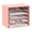 Pink, variant on INTIGE 3-Tier Wood Desktop Organizer with Paper Storage, Mail Sorter & File Holder, Black