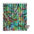 thumbnail image 1 of ABPHQTO Cortina de ducha de baño de poliéster impermeable de arte abstracto 160x180 cm, 1 of 2