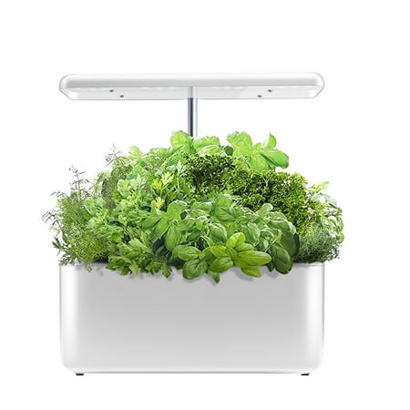 35w Indoor Led Plant Grow Lighting Desk, Indoor Herb Garden Kit With Grow Light