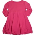 thumbnail image 2 of Mish - Little Girls - 100% Cotton - Long Sleeve Bubble Dress Pink 2 Flowers / 2, 2 of 3
