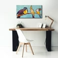 thumbnail image 4 of Epic Graffiti 'Birds on a Wire' by St. Hilaire Elizabeth, Canvas Wall Art, 40"x20", 4 of 8