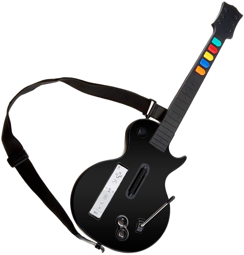 Kracht Alaska scheren Nintendo Wireless Guitar Hero and Rock Band Guitar Controller for Nintendo  Wii - Walmart.com