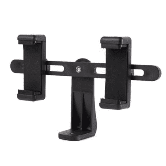 Phone And Tablet Clamp With Double Slot 360 Degree Rotation For Multiple Screen Work And Educational Purposes