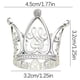 thumbnail image 2 of Topper de tarta en forma de diamante de aleación • Mini adorno redondo de 3,2 cm • Decoración para fiesta de cumpleaños • Accesorio reutilizable para feria de festival, 2 of 2
