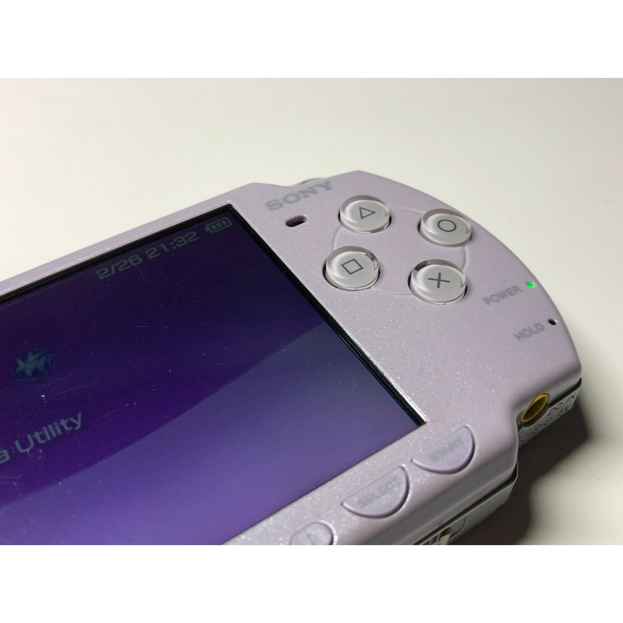 PSP 2000 すぐ遊べるセット　スケルトンパープル SONY PSP 本体 ラベンダー パープル PSP-2000 すぐ遊べるセット