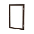 thumbnail image 1 of PN13630M-M1 Ghent 1 Door Enclosed Porcelain Magnetic Whiteboard with Walnut Wood Frame Wall Mounted Markerboard, 36-in H x 30 in W, 1 of 1