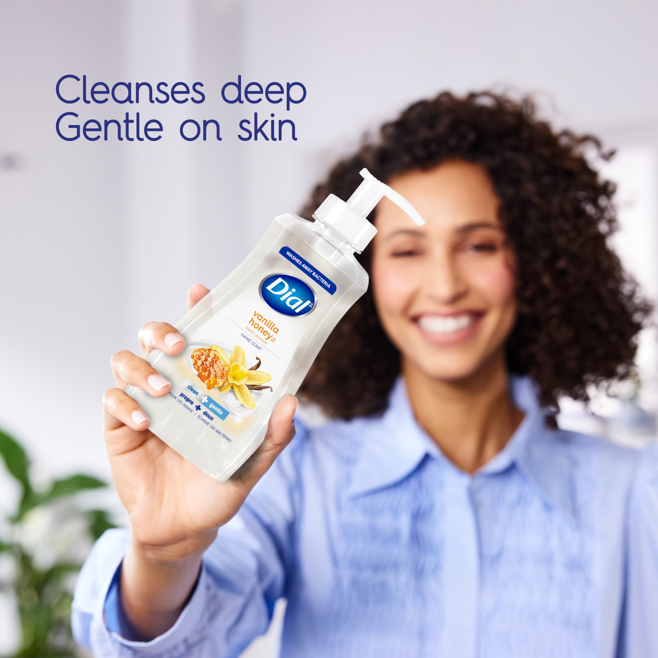 Dial Clean + Gentle Liquid Hand Soap Refill, Vanilla & Honey Gentle Hand Soap, 52 oz