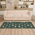 thumbnail image 2 of Yayeee Runner Rug for Bedroom 2'x6' Machine Washable Hallway Non Slip Mat, Beige Christmas Trees, 2 of 8