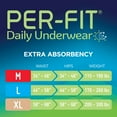 thumbnail image 2 of Prevail Per-Fit Extra Disposable Underwear Pull On with Tear Away Seams X-Large, PF-514/1, 80 Ct, 2 of 5