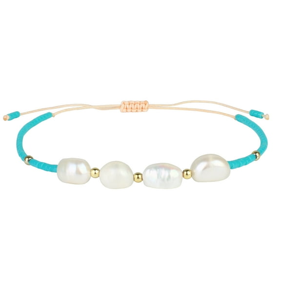 KELITCH Natural Shell Pearl Beaded Bracelets Women Friendship Bracelets Miyuki Beads Bracelets