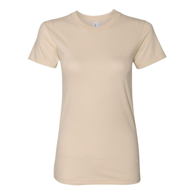Women’s Fine Jersey Tee, XL, Creme