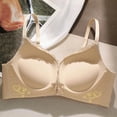 thumbnail image 3 of Bras for Women, Backless Seamless Push-Up U-Shaped , Solid Color with Adjustable Straps, Lace Splicing, 3 of 6