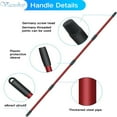 thumbnail image 2 of MesaSe 2 Packs Microfiber Cloth Mop Refill +1 Mop Handle Compatible with  QuickWring Bucket  For  Microfiber Cloth Mop Head, 2 of 5