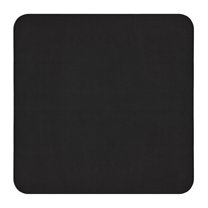 Skid-resistant Carpet Indoor Area Rug Floor Mat - Black - 3' X 3' - Many Other Sizes to Choose From