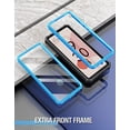 thumbnail image 2 of Poetic Guardian Case for Google Pixel 6, Clear Case with Built-in Screen Protector,  Blue/Clear, 2 of 6