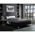 thumbnail image 2 of Meridian Furniture Ghost Black Velvet Full Bed, 2 of 5