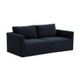 thumbnail image 2 of Tov Furniture Willow Navy Modular Loveseat, 2 of 7