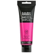 Liquitex BASICS Acrylic Color, 4 oz. Tube, Fluorescent Pink