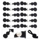 thumbnail image 1 of WEUVEB 10Pares Decorativos Negros Para Ropa Y Disfraces Estilo Han Con Acabado Resistente, 1 of 6