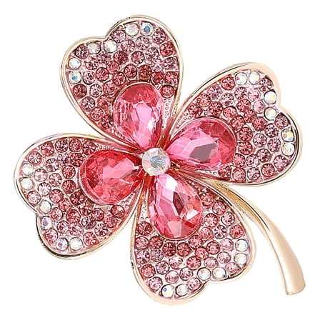 HOOWIFFY Rhinestone Brooch Pin Elegant Jewelry Accessory for Dress and Special Occasions