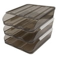 thumbnail image 1 of Egg Storage Container Multipurpose Translucent Stackable Large Capacity Drawer Type Egg Organiser for Fridge 3 Layer, 1 of 10