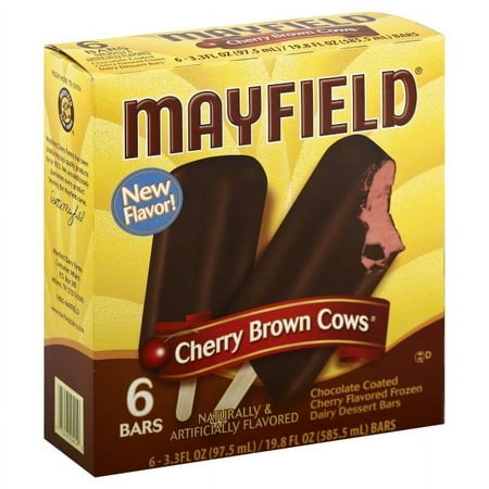 Dean Foods Mayfield Cherry Brown Cows, 6 ea