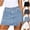 Light Blue-03, variant on High Stretchy Mini Skort Skirt for Women,Low Waist Denim Skort Shorts with Pockets