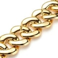 thumbnail image 3 of 1strand Handmade UV Plating Acrylic Curb Chains Twisted Chains Golden Link: 31x29x6mm about 39.37 inch(1m)/strand, 3 of 3